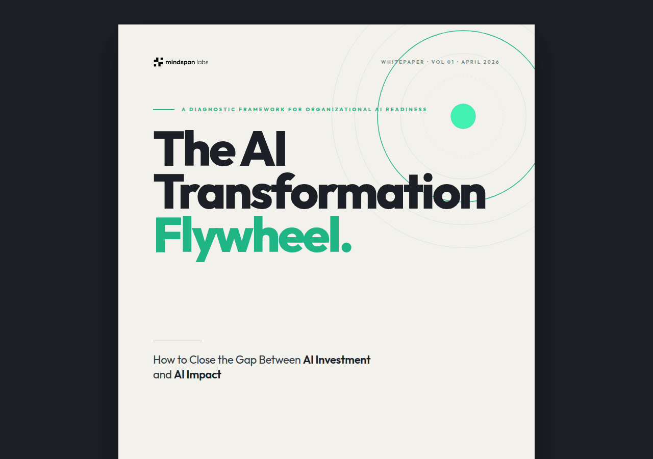 The AI Transformation Flywheel — Whitepaper Cover